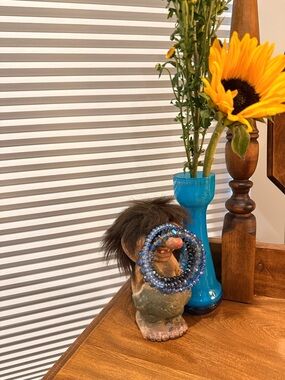 Blue Beaded Stretch Bracelet Set - Women Jewelry Bracelets